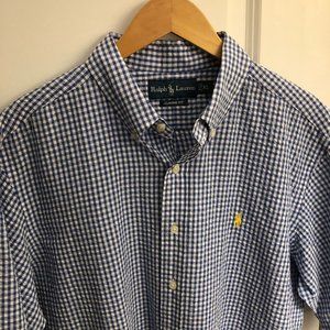 Ralph Lauren Men's XL Short Sleeve Button Up